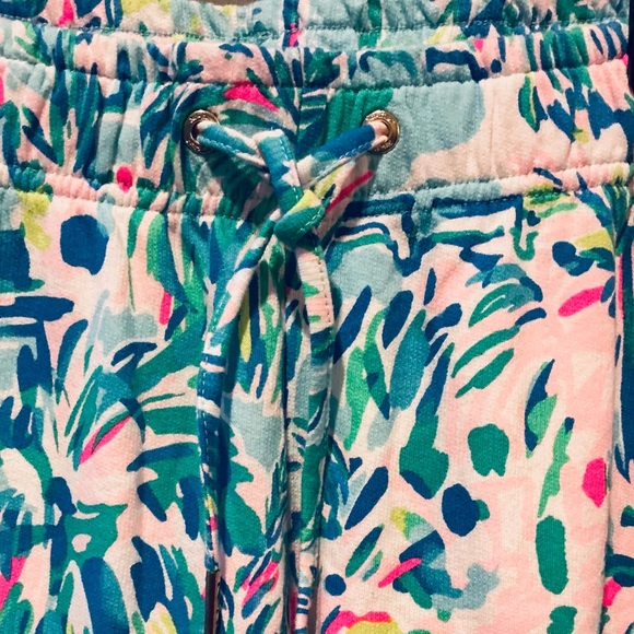Lilly Pulitzer Tropical Emora Cabana Pant Mid Rise Cocktail Woman Size Medium - Picture 4 of 14